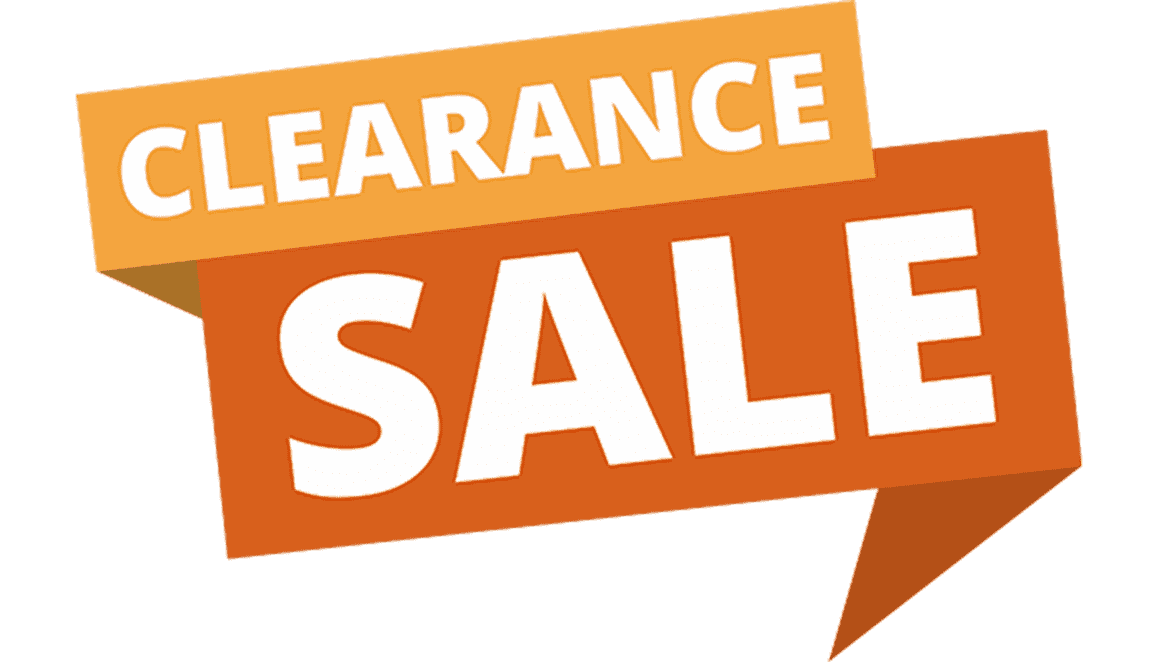 Sale and closeouts