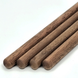 25 Pack Rosewood Turkey Call Striker Dowels – 5/16” Pre-Rounded Friction Calls By Cross Road Game Calls